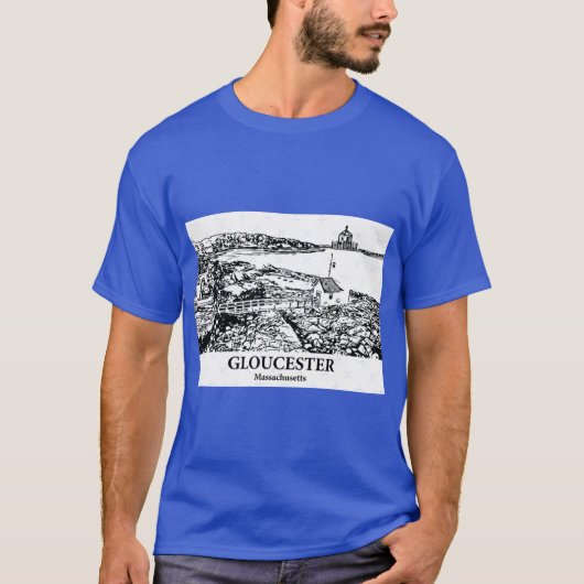 T-shirt Massachusetts Gloucester (Devant)