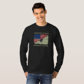 T-shirt Massachusetts Grown American To The Bone Home Stat (Devant entier)