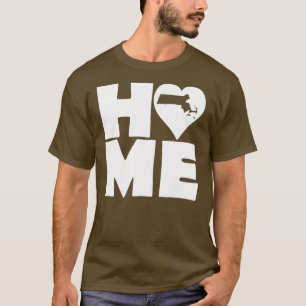 T-Shirt Massachusetts Maison du cœur de l'État