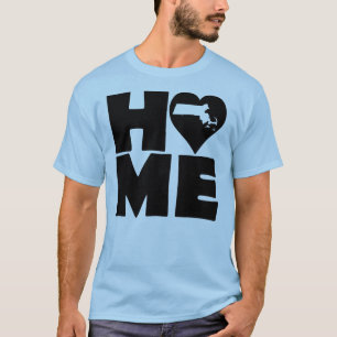 T-Shirt Massachusetts Maison du cœur d'État