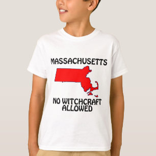 T-shirt Massachusetts - Pas de sorcellerie autorisée