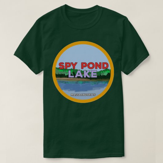 T-shirt Massachusetts Spy Pond (Design devant)