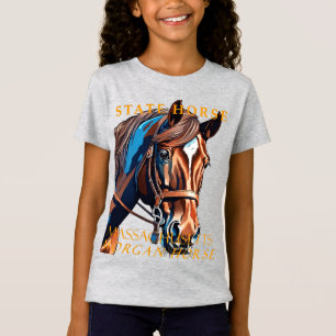 T-Shirt Massachusetts Territoire Cheval Le Morgan Horse