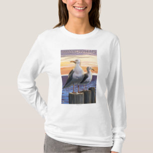 T-shirt MassachusettsSea triche la scène