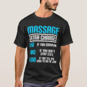 T-shirt Massage amusant Thérapeute extra frais LMT Thérapi (Devant)