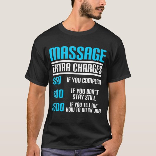 T-shirt Massage amusant Thérapeute extra frais LMT Thérapi (Devant)