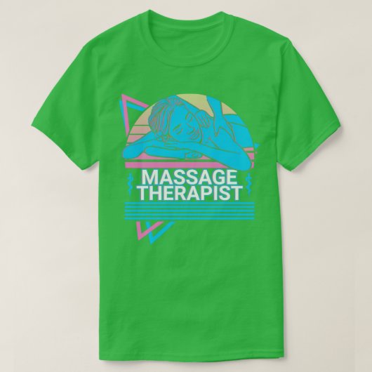 T-shirt Massage Thérapie Massage Rétro G (Design devant)