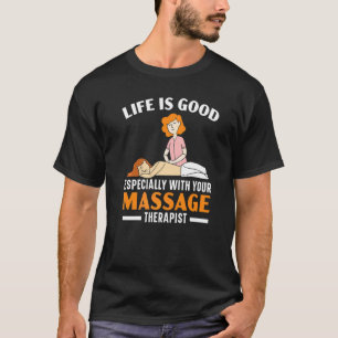 T-shirt Massage Thérapie Musculaire Relaxation Spa Lm