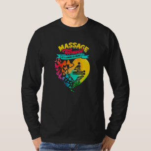 T-shirt Massage Thérapiste C'est un travail de coeur théra