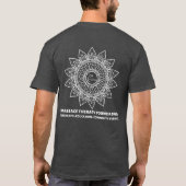 T-shirt Massage Therapy Foundation Mandala Tee (Dos)