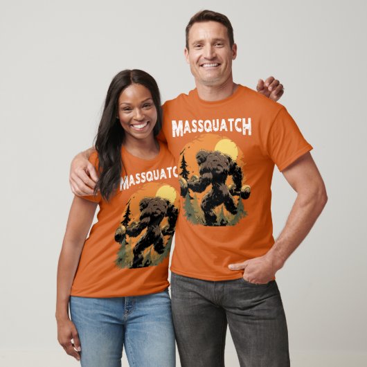 T-shirt Massquatch Funny Workout Gym Sasquatch Weightlifte (Unisexe)