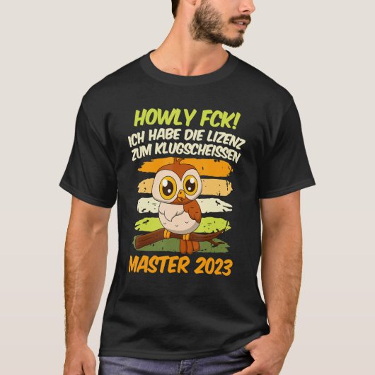 T-shirt Master 2023 Licence pour être smart Master (Devant)