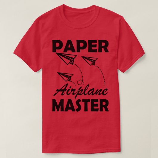 T-shirt Master avion papier (Design devant)