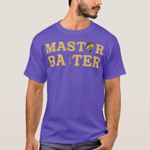 T-shirt Master Baiter Bass Fishing Joke For Dad Grandpa Fi