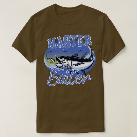 T-shirt Master Baiter Funny Pêcheur Mème Mème Basse Pêche (Design devant)