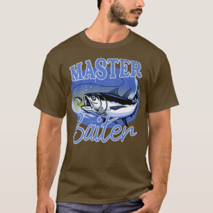 T-shirt Master Baiter Funny Pêcheur Mème Mème Basse Pêche