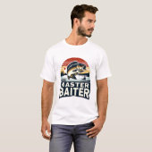 T-shirt Master Baiter, Humour de pêche (Devant entier)