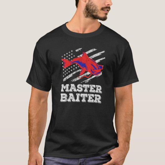 T-shirt Master Baiter Wels Catfish Hunter 1 (Devant)