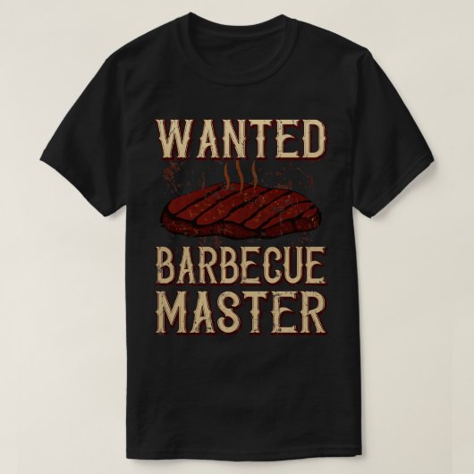 T-shirt Master BBQ Recherché (Design devant)
