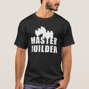T-shirt Master Builder Blocs de construction Briques Ingén