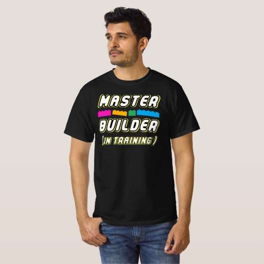 T-shirt Master Builder En Formation - Build Wall Builder (Devant entier)