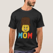 T-shirt Master Builder Maman Construction Briques Blocs Co (Devant)