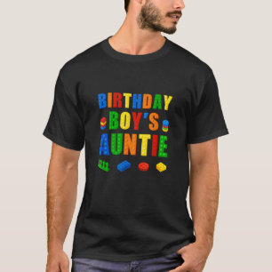 T-shirt Master Builder Tante Anniversaire Boy Building Bri