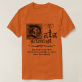 T-shirt Master Data Scientifique Médiéval (Design devant)