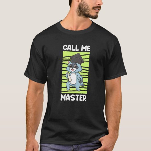 T-shirt Master Degree 2022 Call Me Master (Devant)