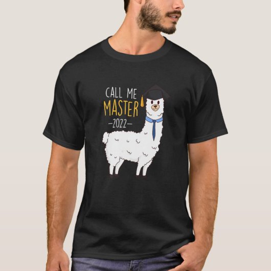 T-shirt Master Degree 2022 Call Me Master 1 (Devant)