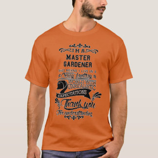 T-shirt Master Gardener Anniversaire Cadeau de NoëlPrésent