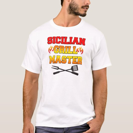 T-shirt Master Grill sicilien (Devant)
