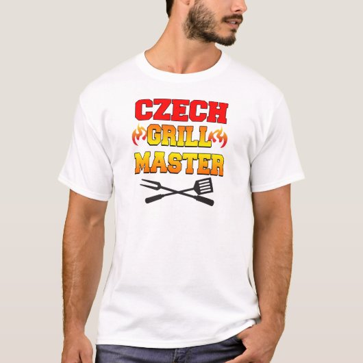 T-shirt Master Grill tchèque (Devant)