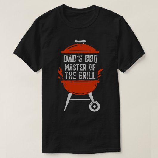T-shirt Master Of Grill Papa Grilling (Design devant)