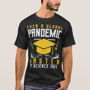 T-shirt Master Of Science 2021 Masters Diplôme G