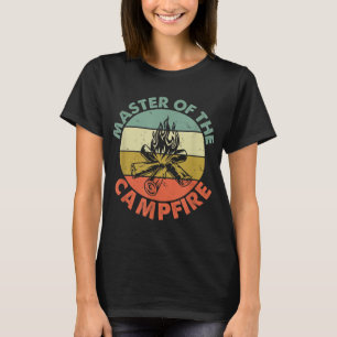 T-shirt Master of the Campfire Papa Camping Papa Camping P