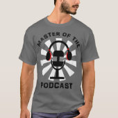 T-shirt Master of the podcast Mic Graphic (Devant)