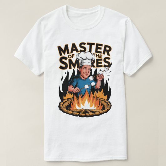 T-shirt Master of the S’mores Conception de Cuisine de feu (Design devant)