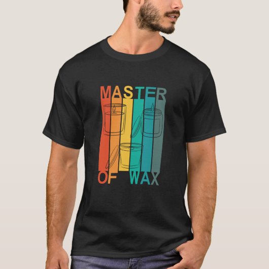 T-shirt Master Of Wax Vintage Candle Making (Devant)
