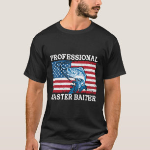 T-shirt Master Professionnel Baiter Us American Flag Basse