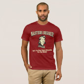 T-shirt Masters Degree : Eviter le monde réel (Devant entier)