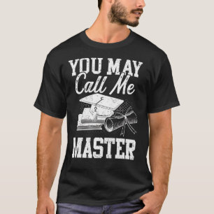 T-shirt Masters Dessins Pour Hommes Femmes Mba Éducation