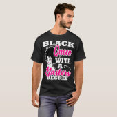 T-shirt Masters Diplôme Cadeau de Graduation Black Queen A (Devant entier)