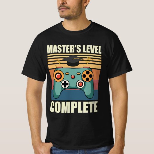 T-shirt Master's Level Complete, Masters Degree, Masters  (Devant)