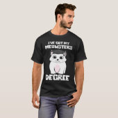 T-shirt masters master chat texte chat master (Devant entier)