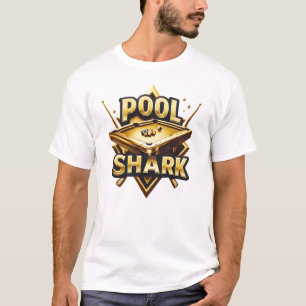 T-shirt Masterstroke : Requin de piscine sur table