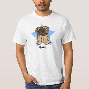 T-shirt Mastiff d'étoile de Kawaii