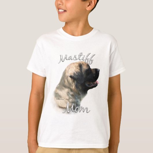 T-shirt Mastiff (fluffy) Maman 2 (Devant)