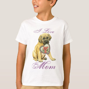 T-shirt Mastiff Hearts Maman