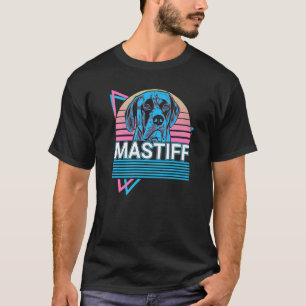 T-shirt Mastiff Retro